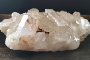 a cluster of natural crystals